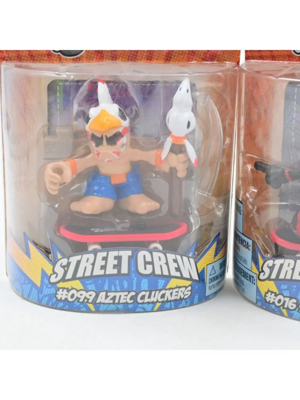 Tech Deck Dudes Street Crew Aztec Cluckers 099 Superfinger 016 Figures 2Pack New